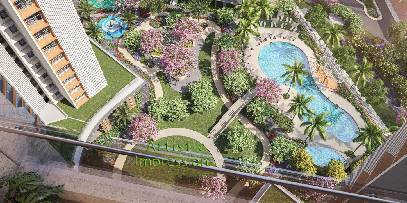 Garden View of Godrej MSR Shettigere Bengaluru